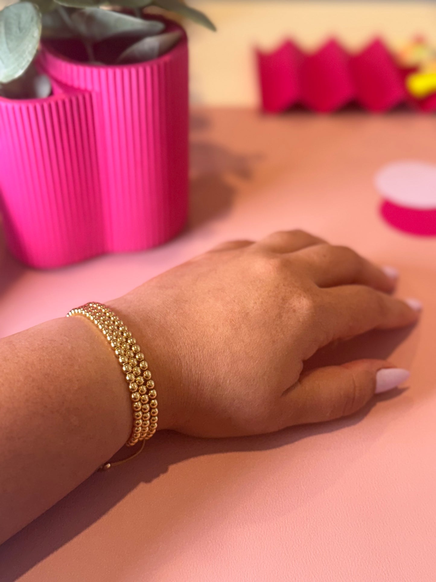 Triple Bead Bracelet,