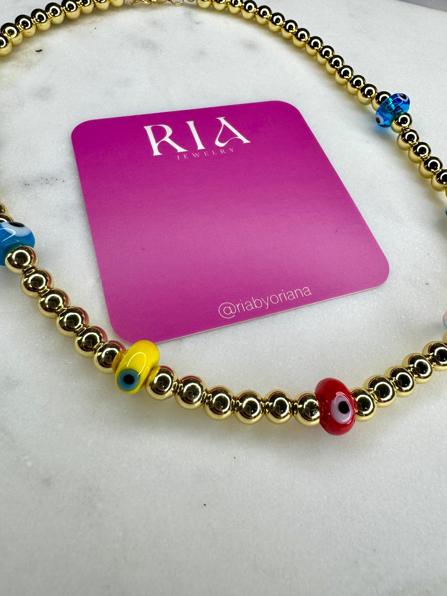 Evil Eye Bead Necklace