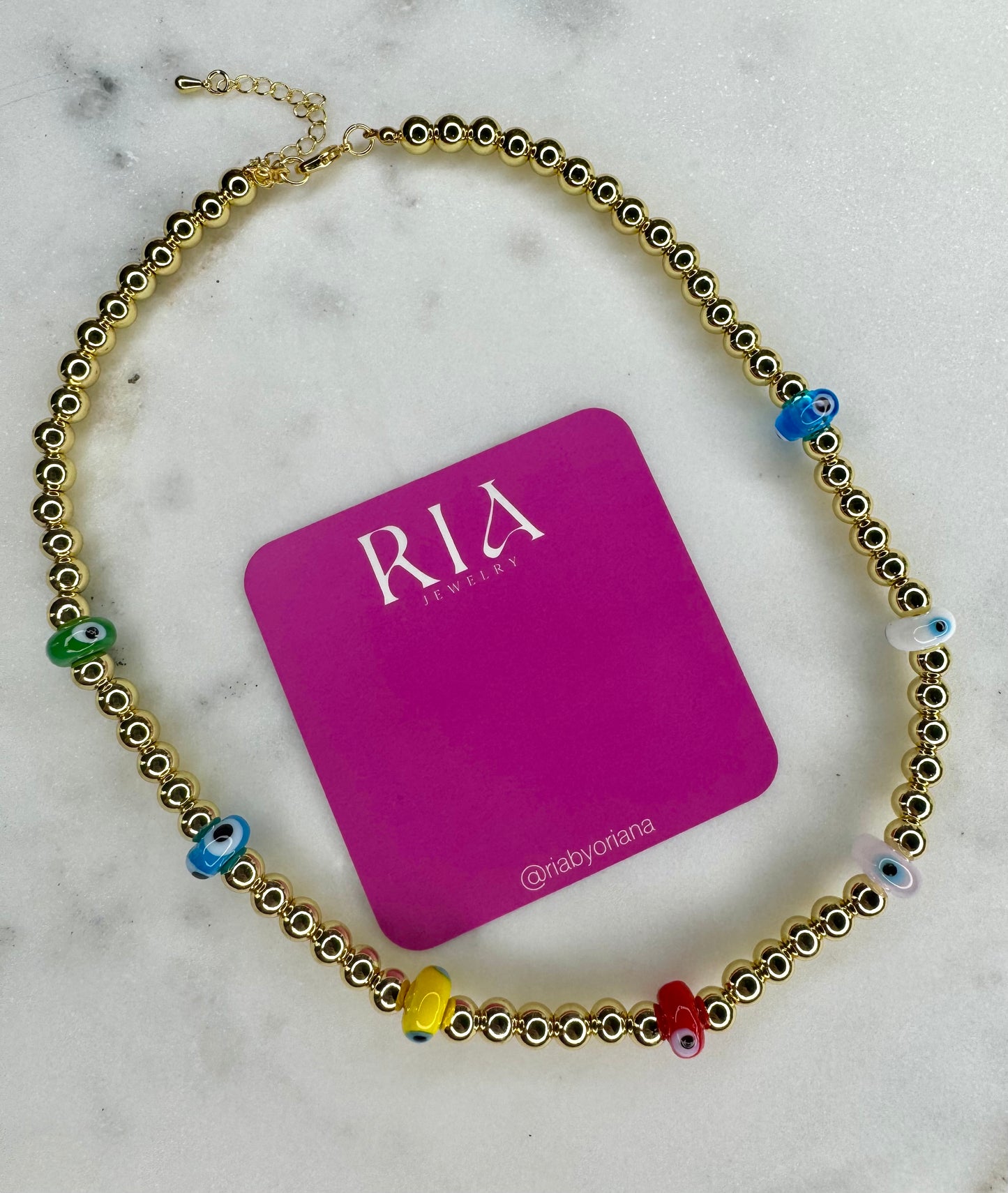 Evil Eye Bead Necklace