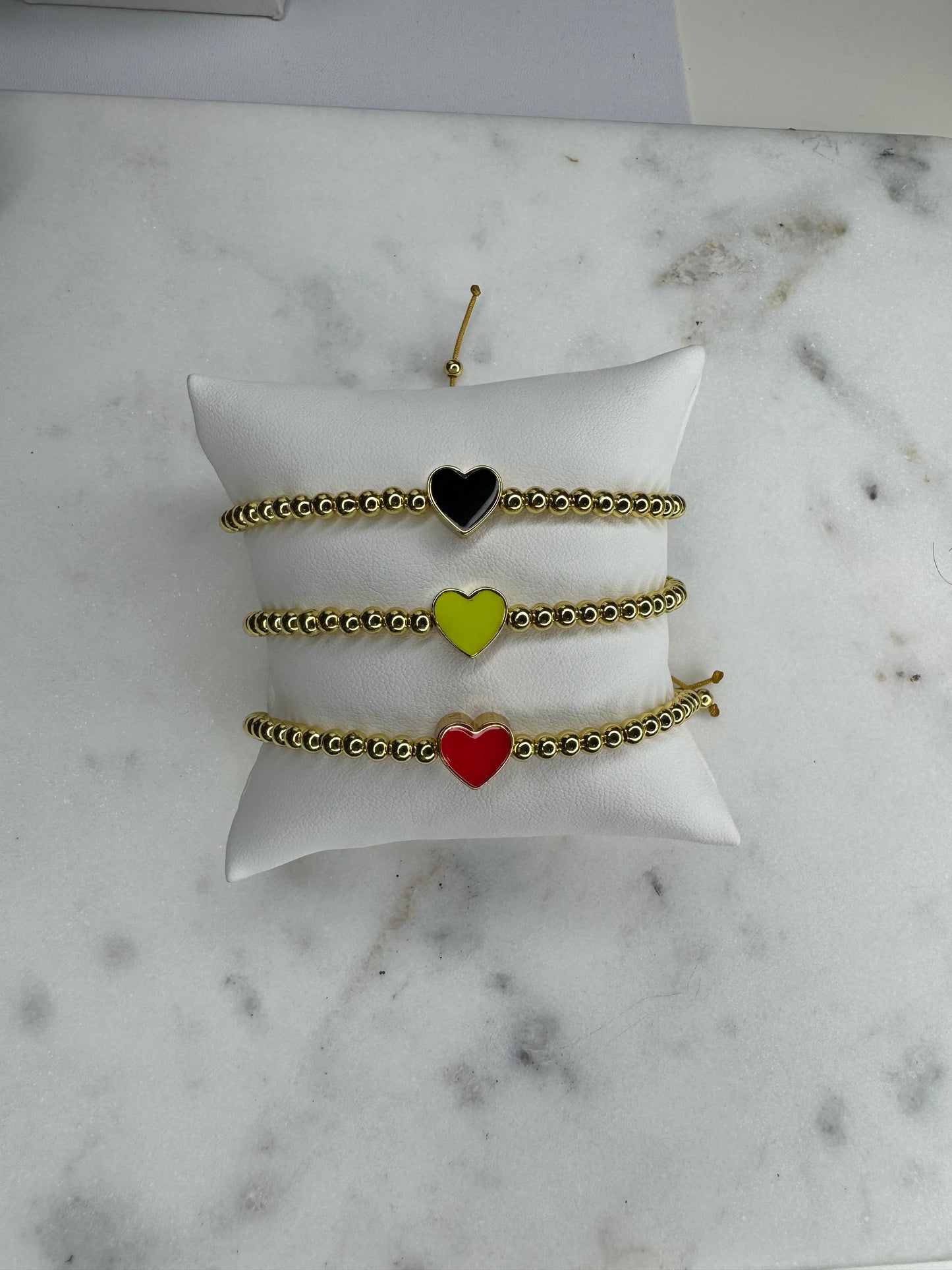 Bead Heart Bracelet
