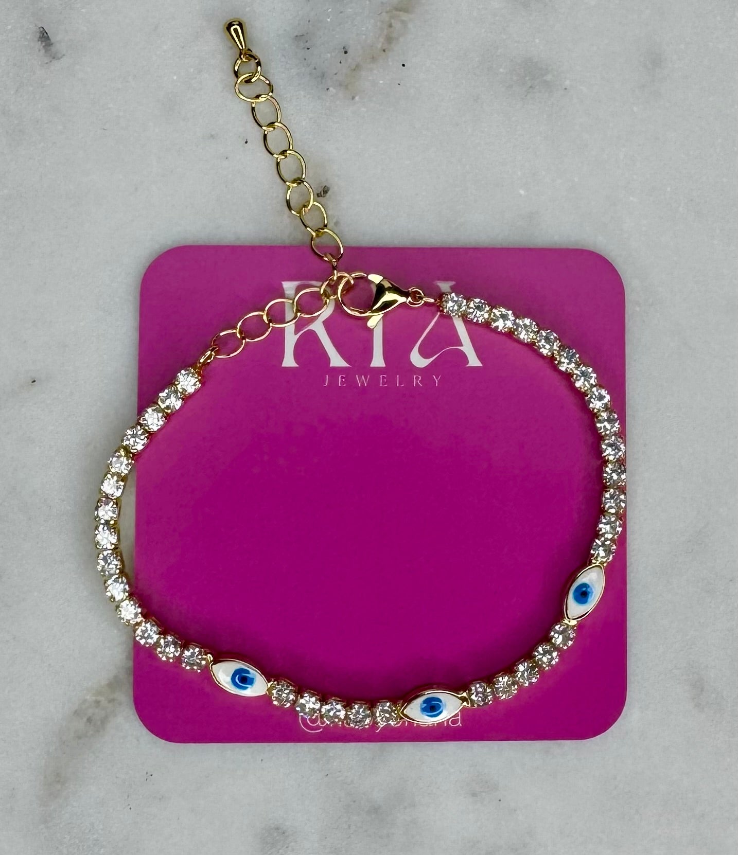 Evil Eye Tennis Bracelet