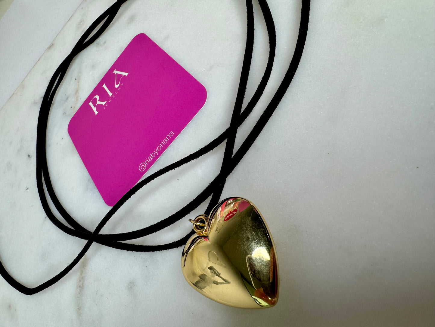 Golden Heart Choker