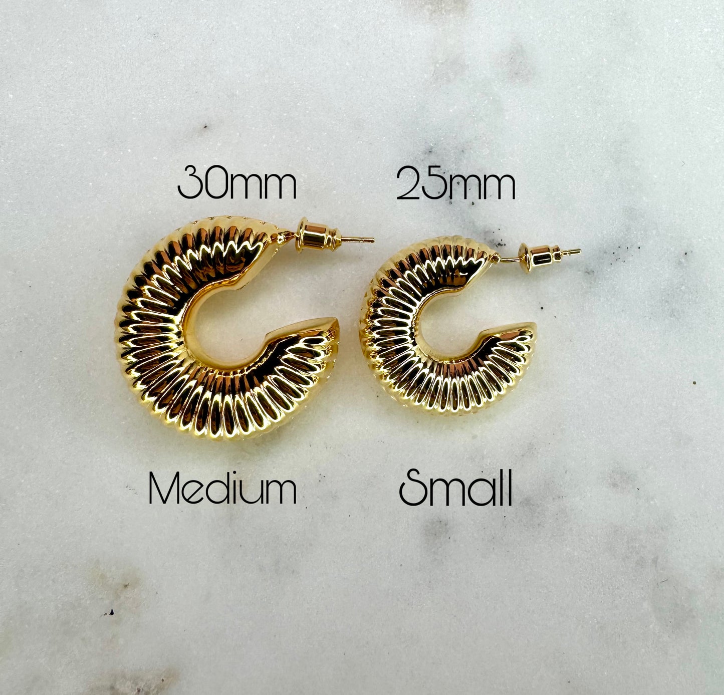 Gold Hoops Small