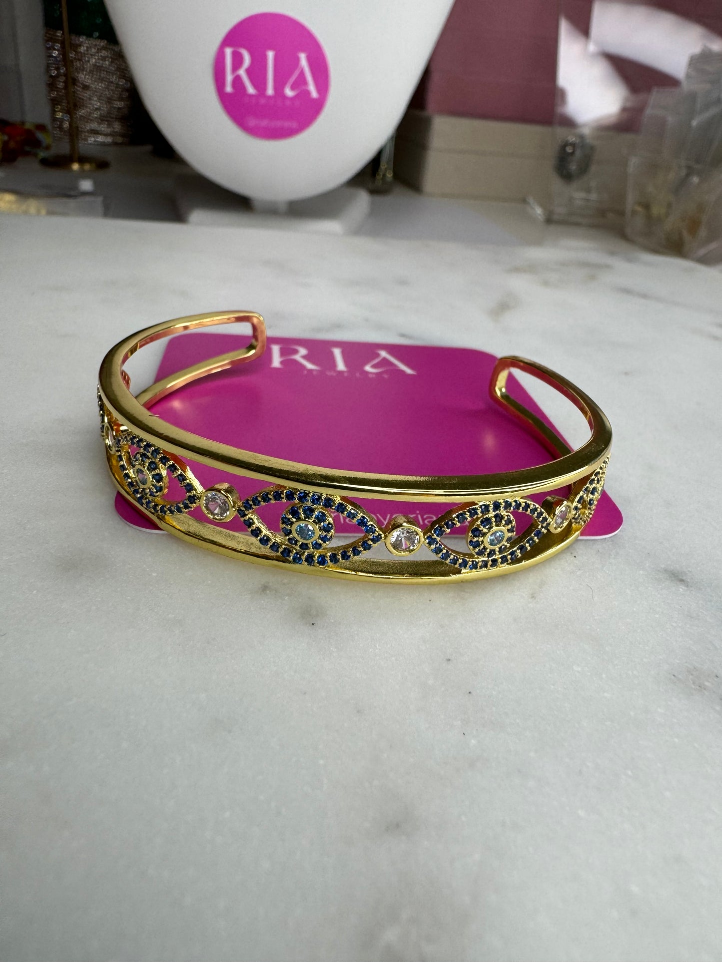 Evil Eye Tennis Bangle