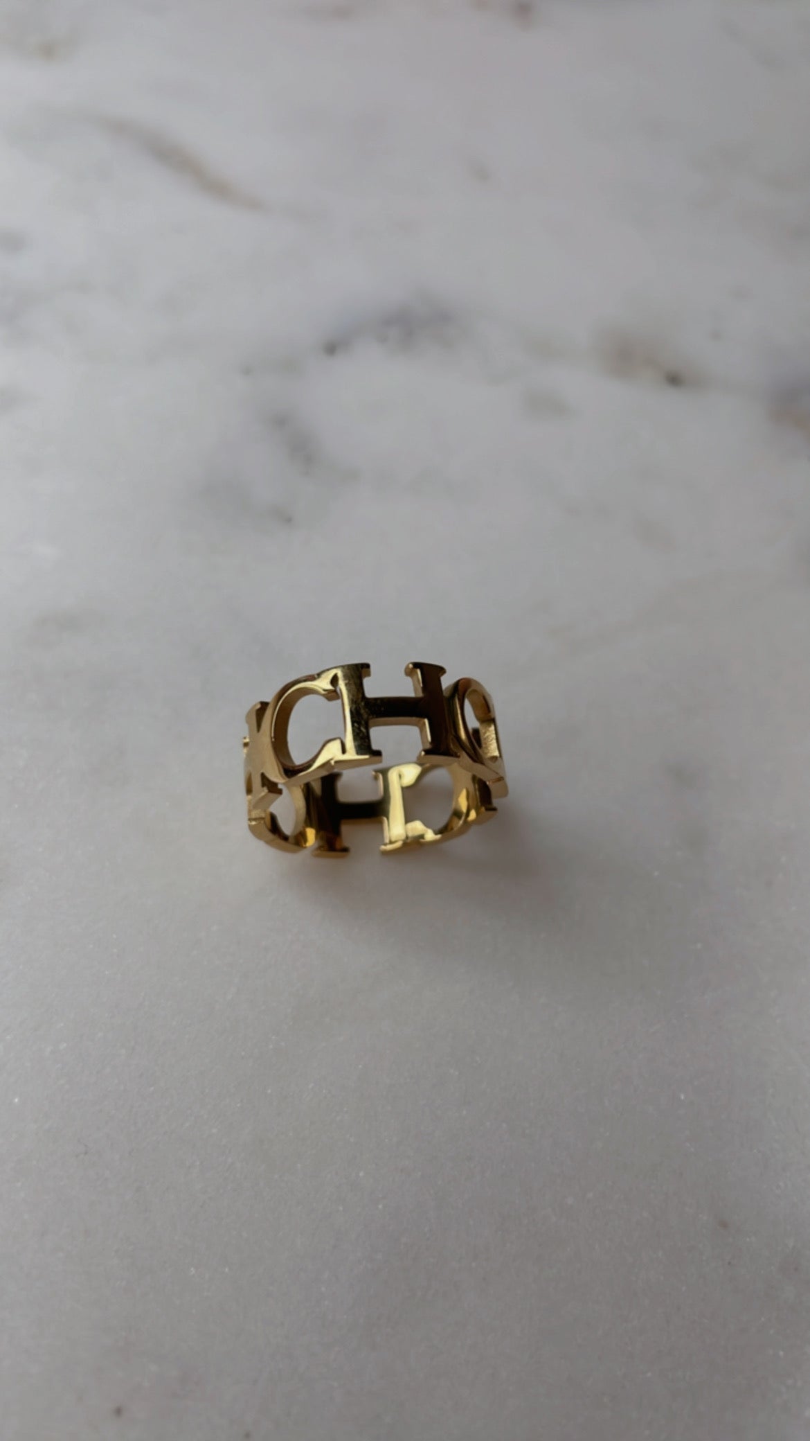 Letters Ring