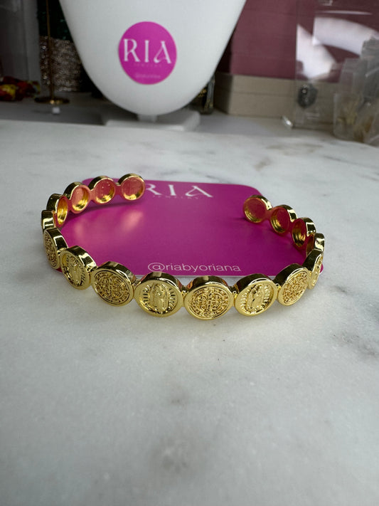 Golden Virgin Bangle