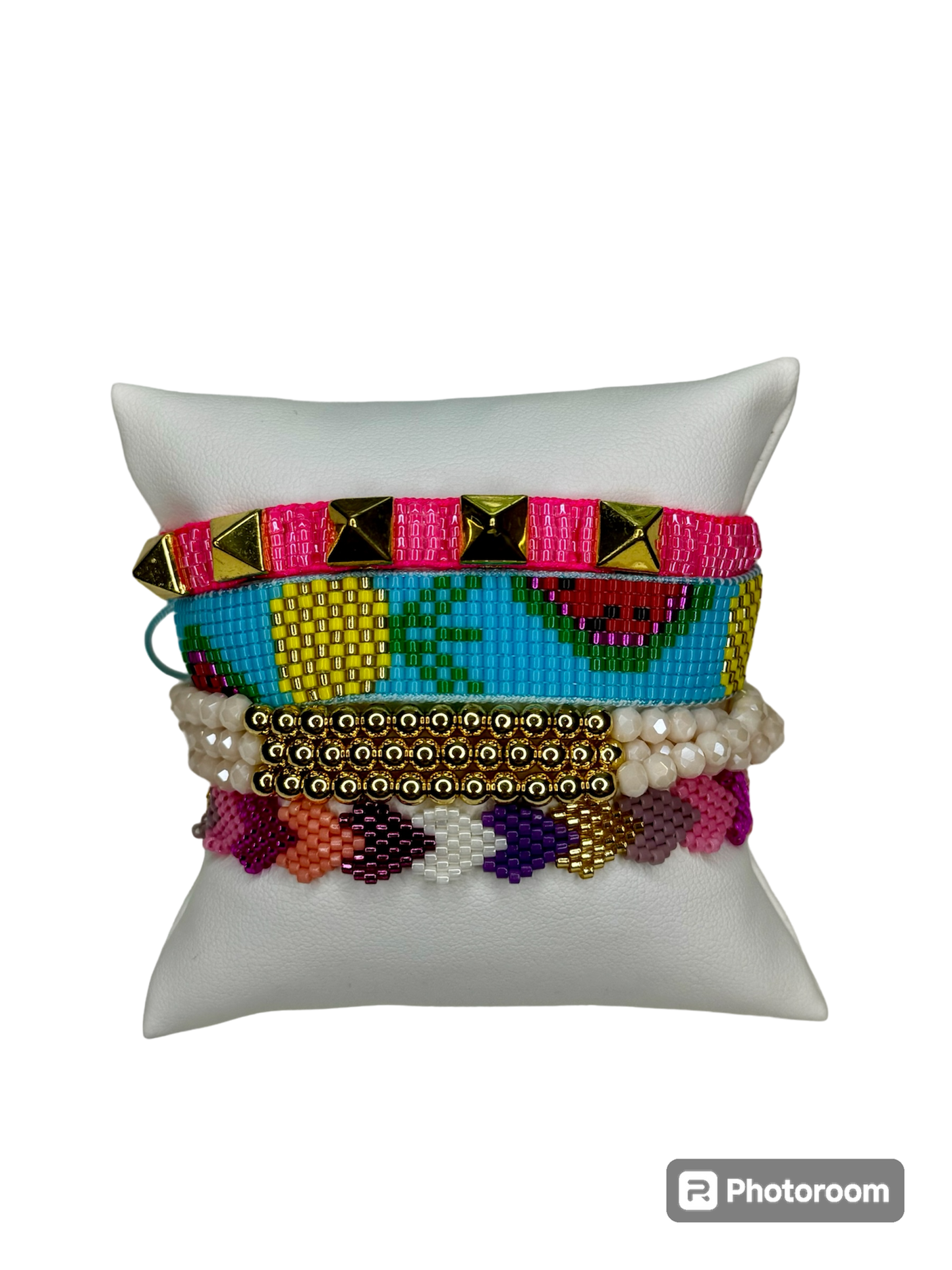 Beaded Tropical Bracelet