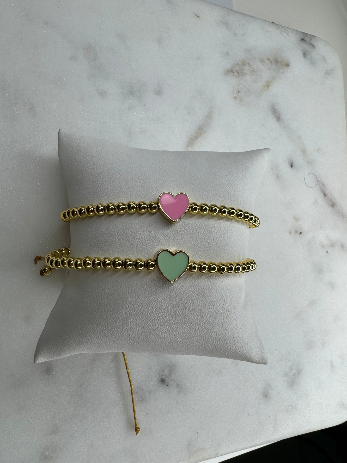 Bead Heart Bracelet