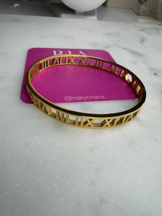 Roman Numeral Bangle