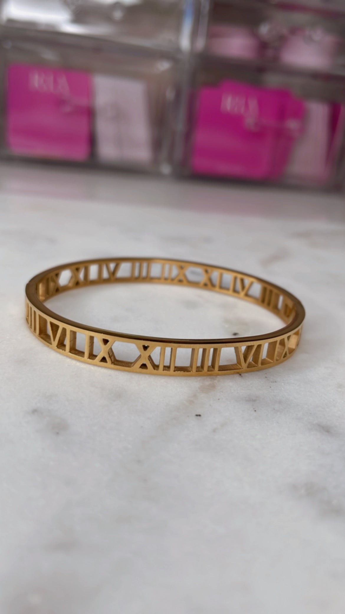 Roman Numeral Bangle